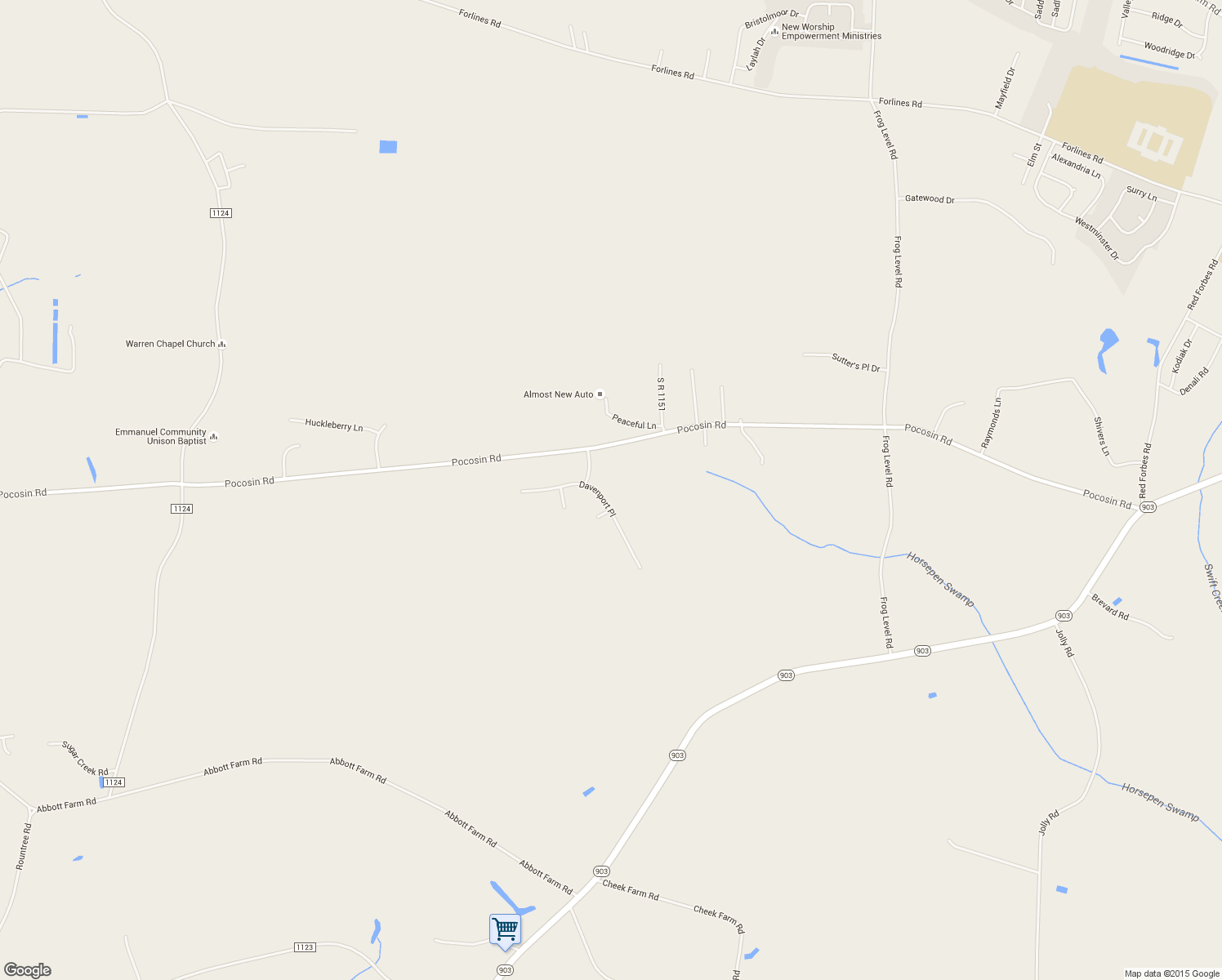 map of restaurants, bars, coffee shops, grocery stores, and more near 1100 Davenport Place in Winterville