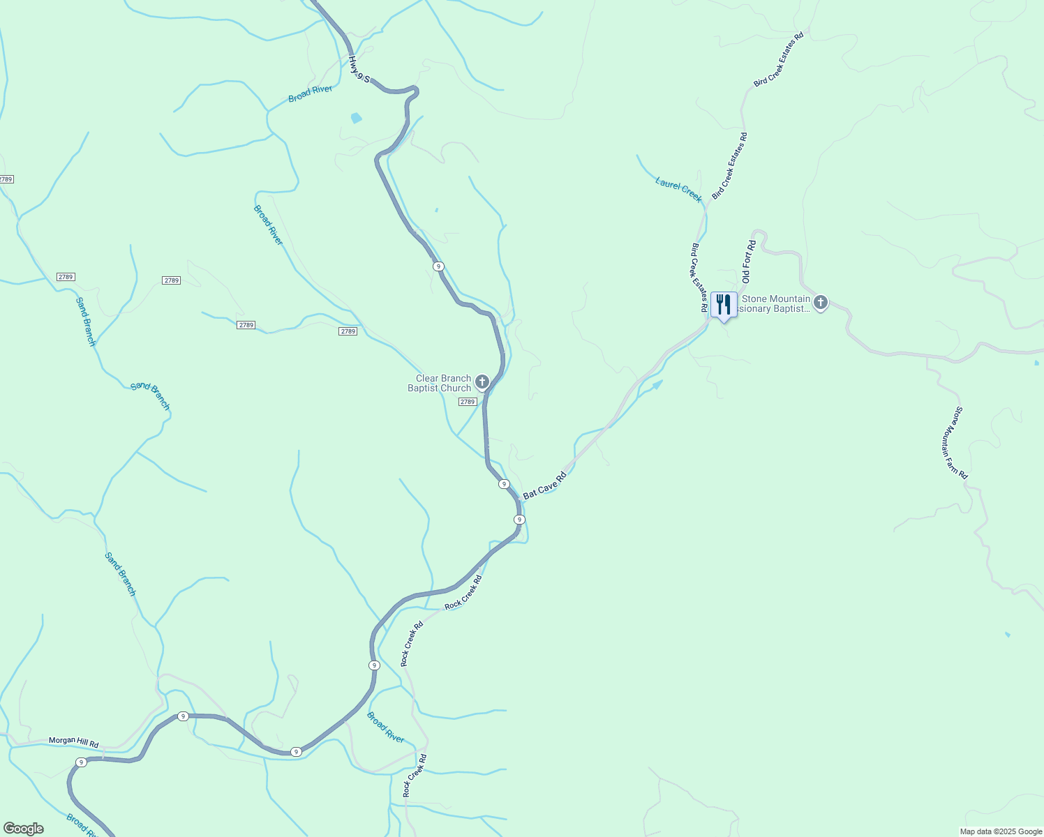 map of restaurants, bars, coffee shops, grocery stores, and more near 123 Havens Creek Road in Black Mountain
