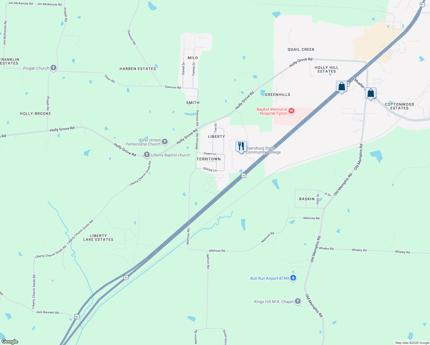 map of restaurants, bars, coffee shops, grocery stores, and more near 163 Stacey Ln in Brighton