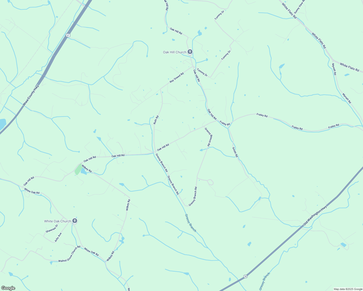 map of restaurants, bars, coffee shops, grocery stores, and more near 2697 Oak Hill Rd in Dayton