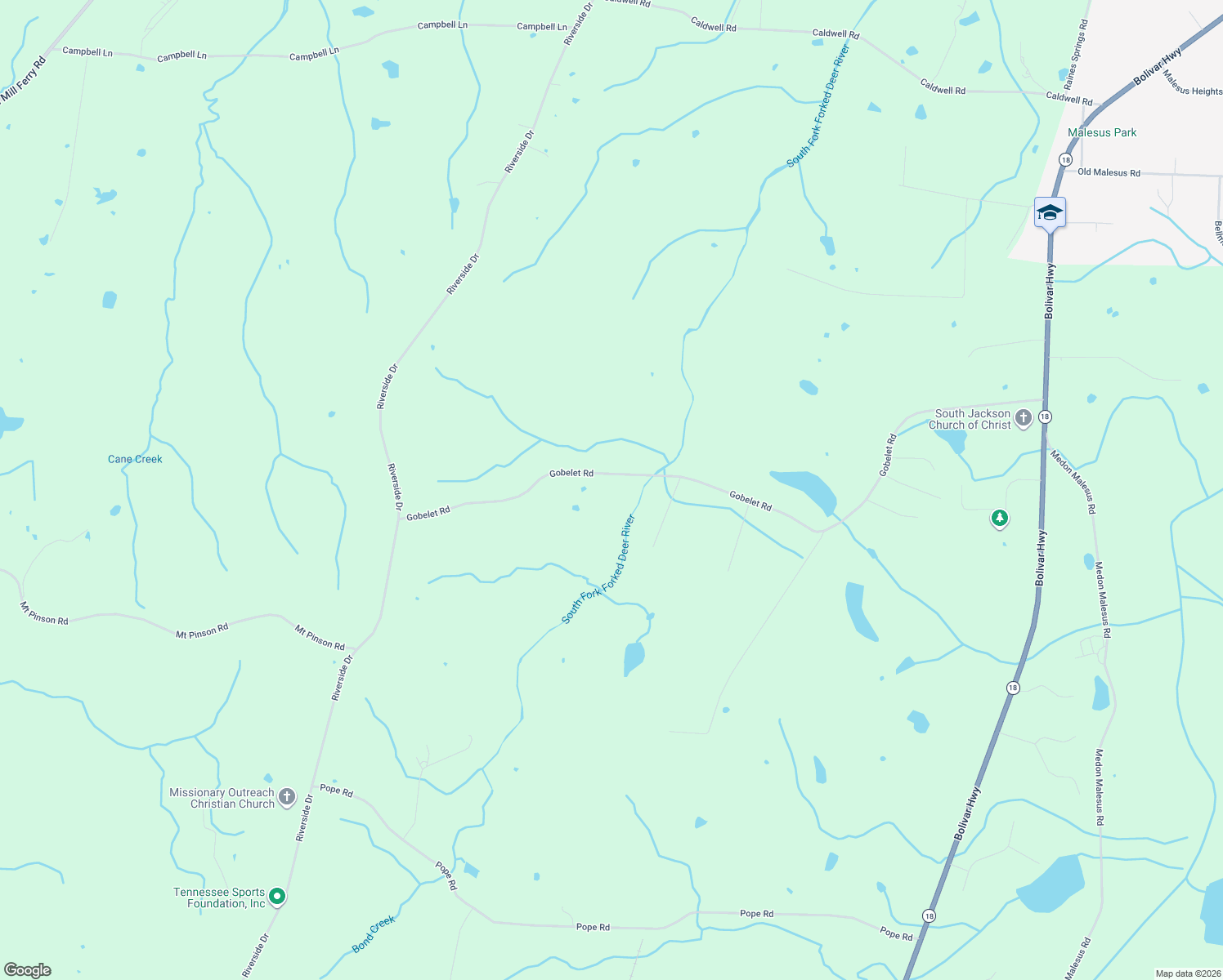 map of restaurants, bars, coffee shops, grocery stores, and more near 626 Gobelet Road in Medon