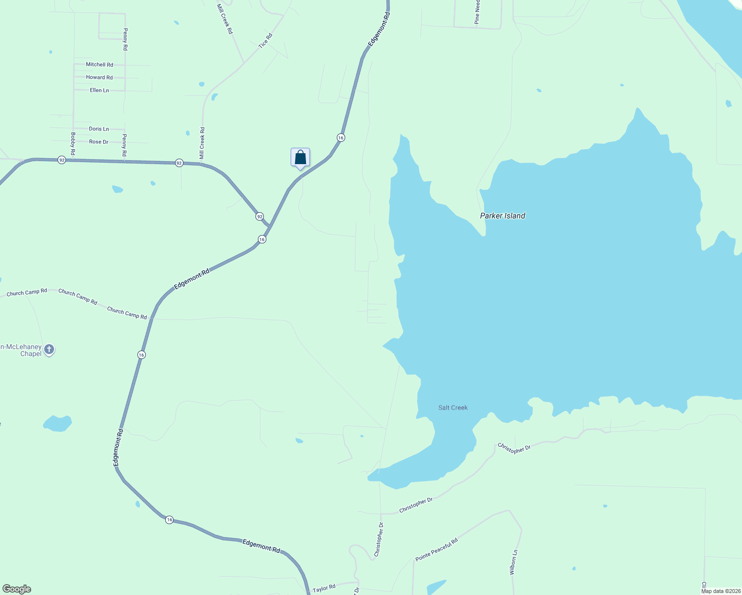 map of restaurants, bars, coffee shops, grocery stores, and more near 450 Tortoise Bay Road in Higden