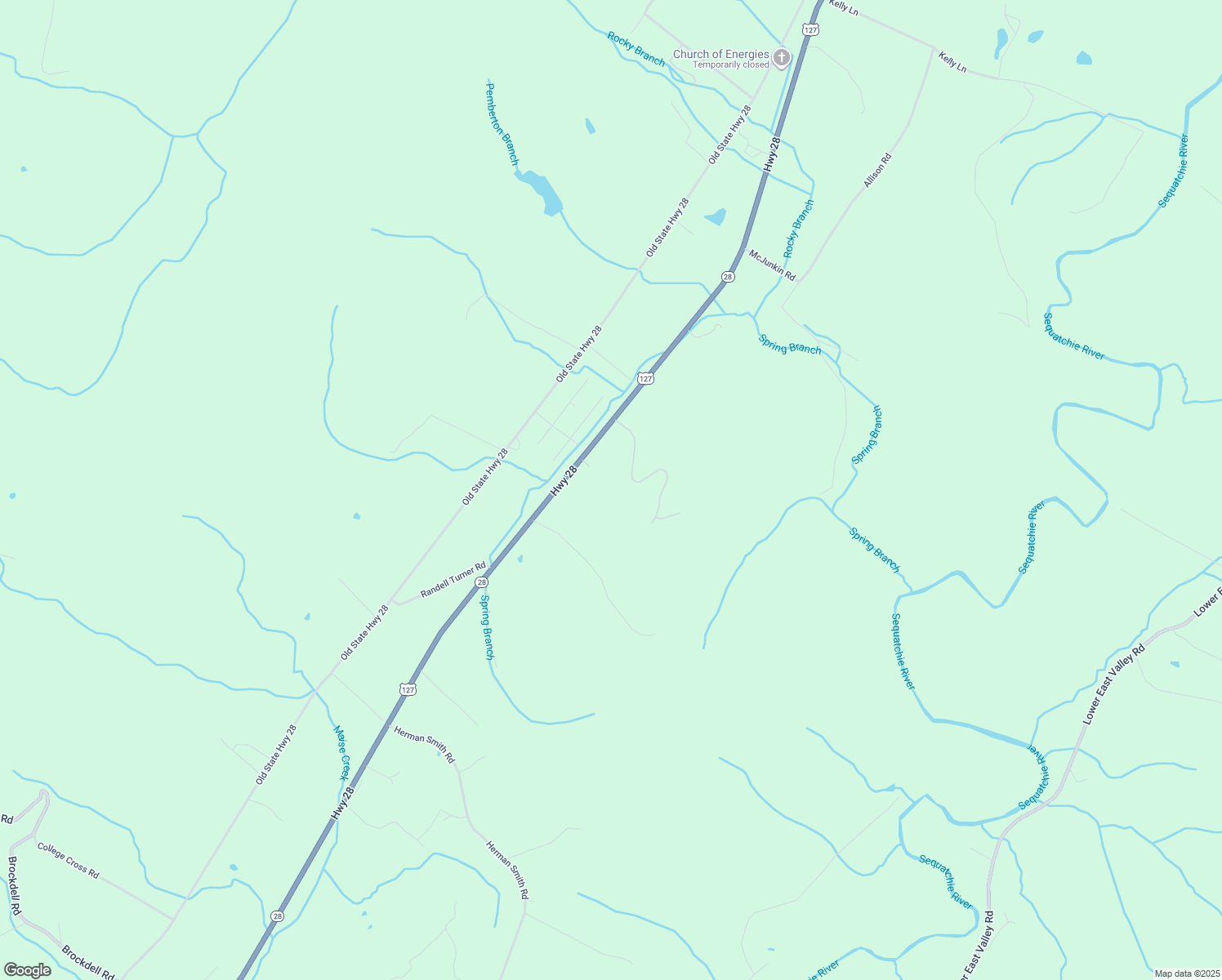 map of restaurants, bars, coffee shops, grocery stores, and more near 29268 U.S. 127 in Pikeville