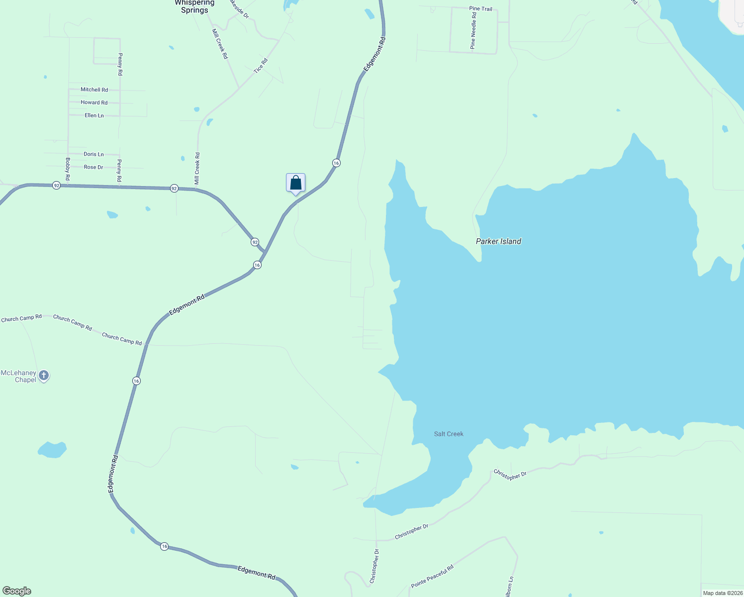 map of restaurants, bars, coffee shops, grocery stores, and more near 391 Tortoise Bay Road in Higden