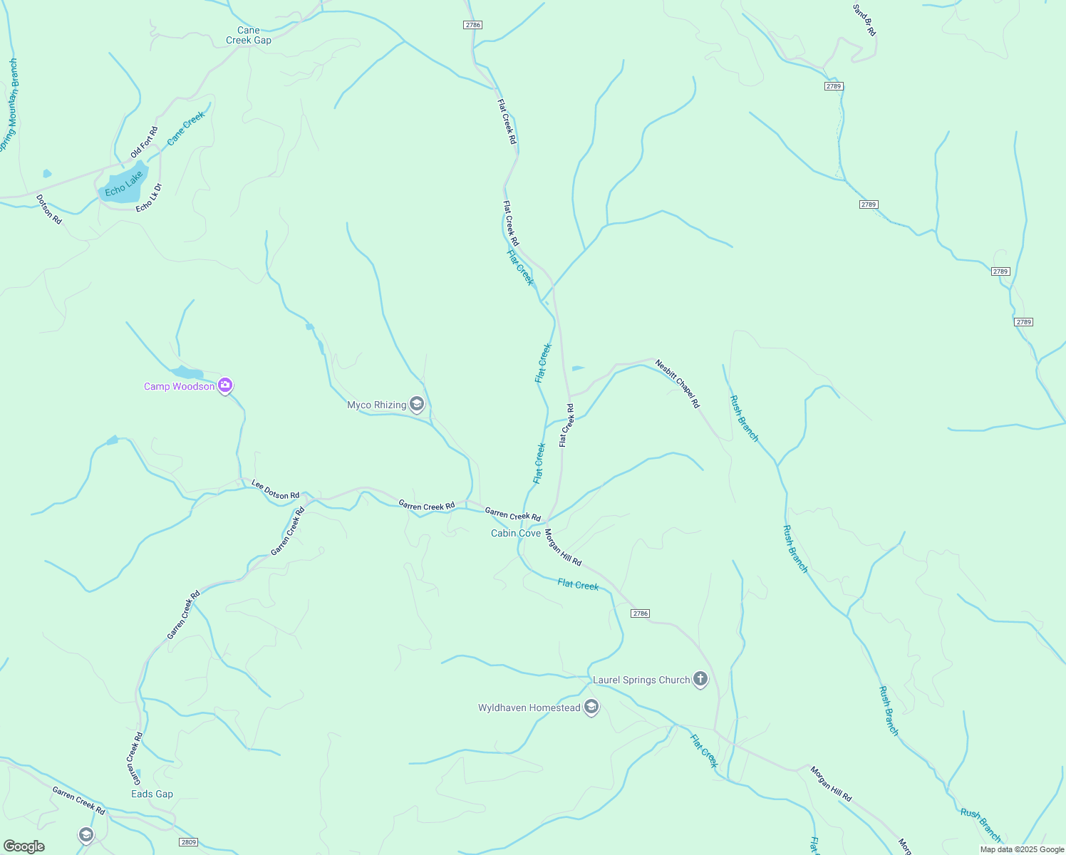 map of restaurants, bars, coffee shops, grocery stores, and more near 387 Flat Creek Road in Fairview