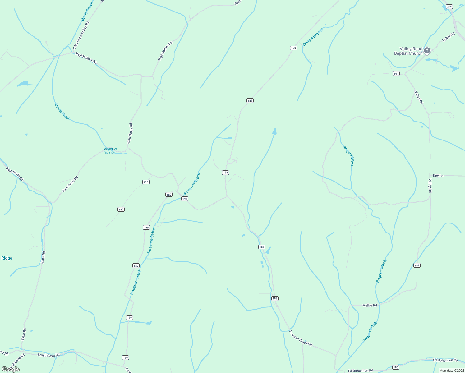 map of restaurants, bars, coffee shops, grocery stores, and more near 448 County Road 188 in Decatur