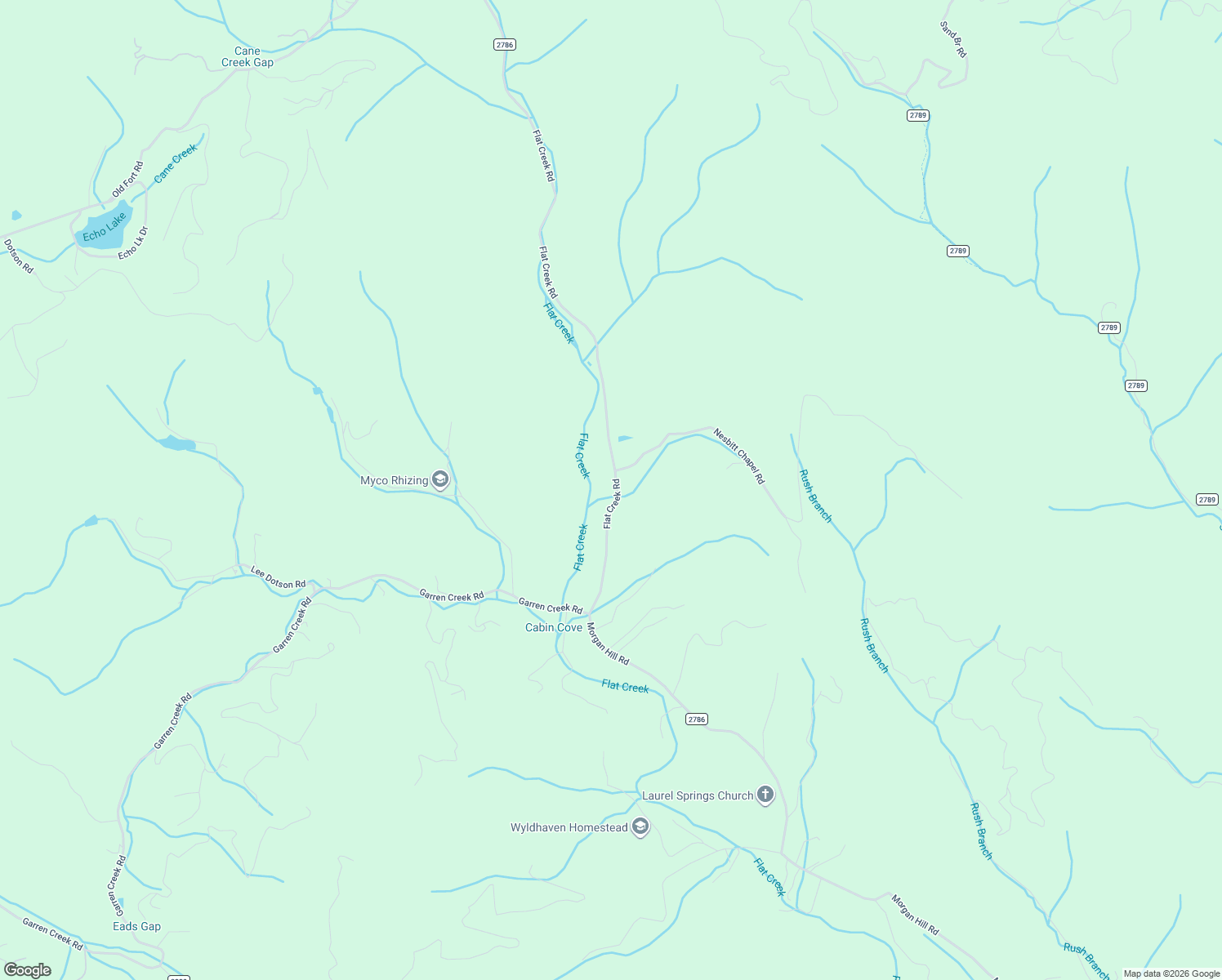 map of restaurants, bars, coffee shops, grocery stores, and more near 379 Flat Creek Road in Fairview