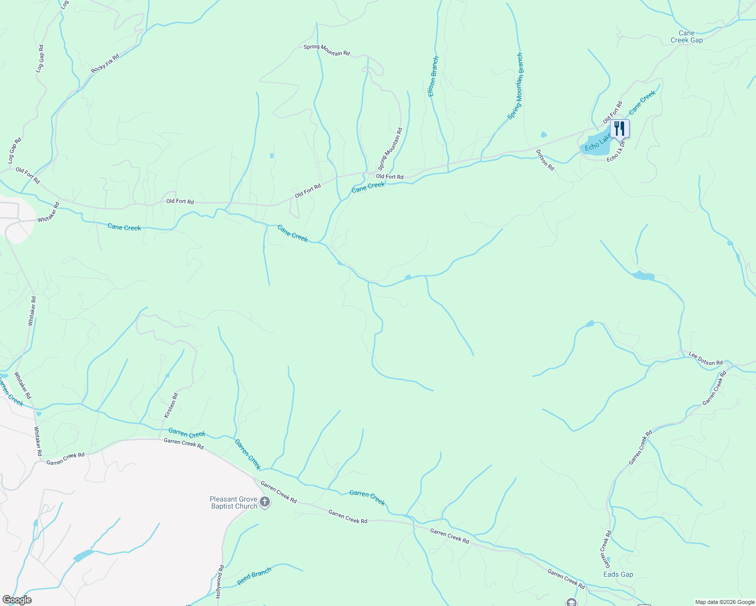 map of restaurants, bars, coffee shops, grocery stores, and more near 535 Dye Leaf Lane in Fairview