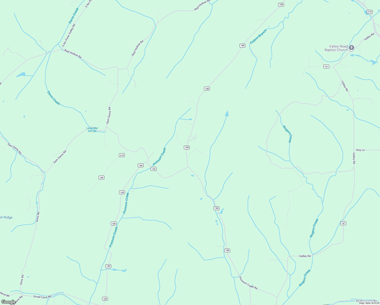 map of restaurants, bars, coffee shops, grocery stores, and more near 448 County Road 188 in Decatur