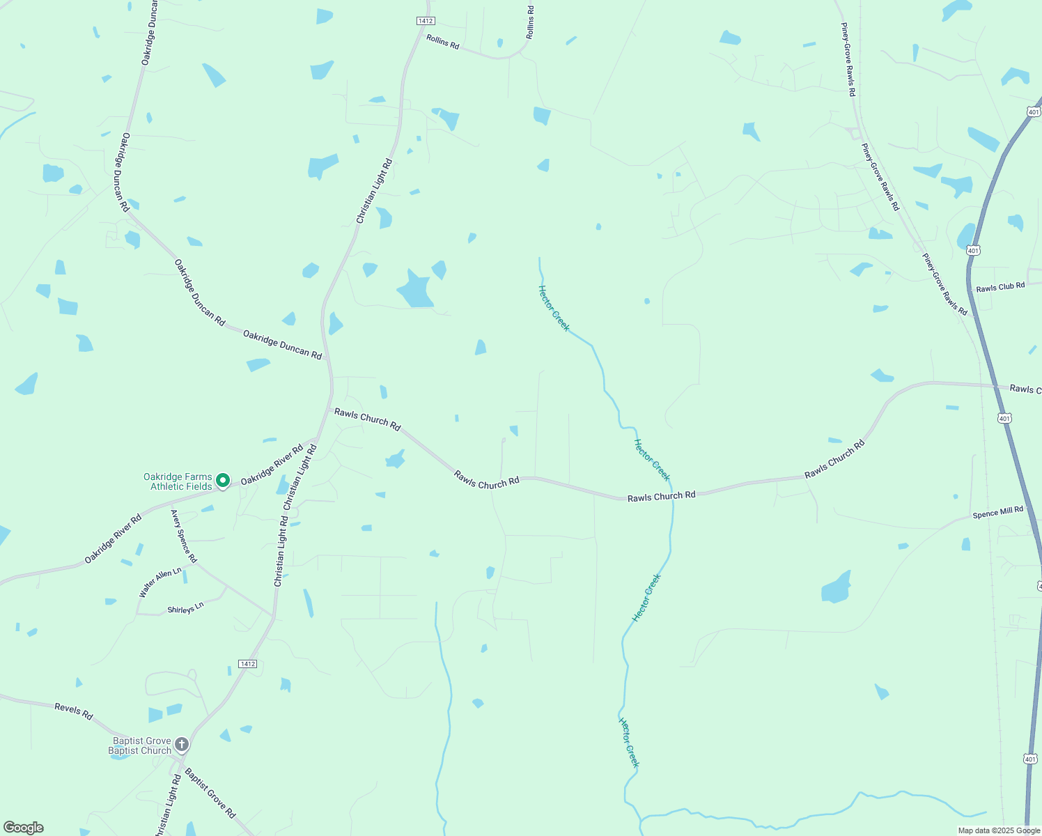 map of restaurants, bars, coffee shops, grocery stores, and more near 185 Hectors Creek Lane in Fuquay Varina