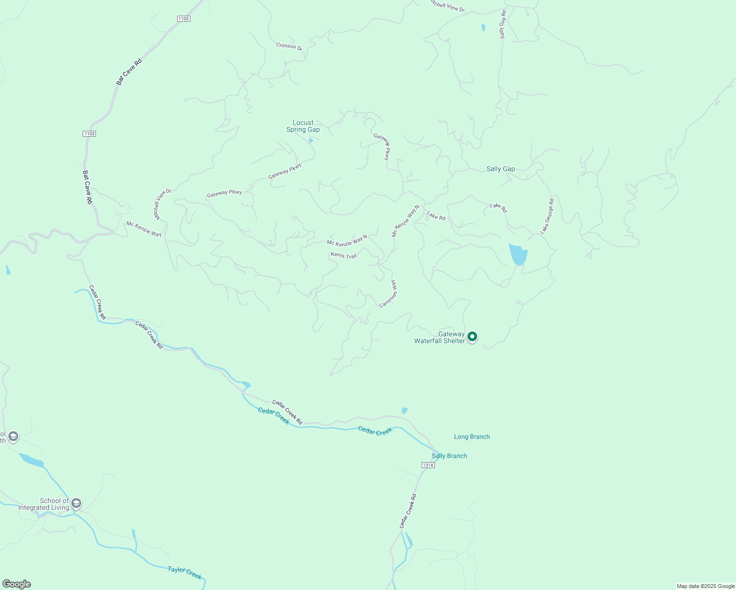 map of restaurants, bars, coffee shops, grocery stores, and more near 374 Cammies Way in Old Fort