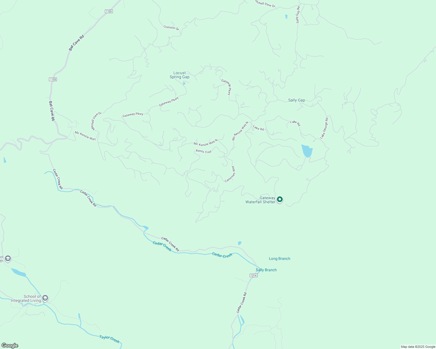map of restaurants, bars, coffee shops, grocery stores, and more near 374 Cammies Way in Old Fort