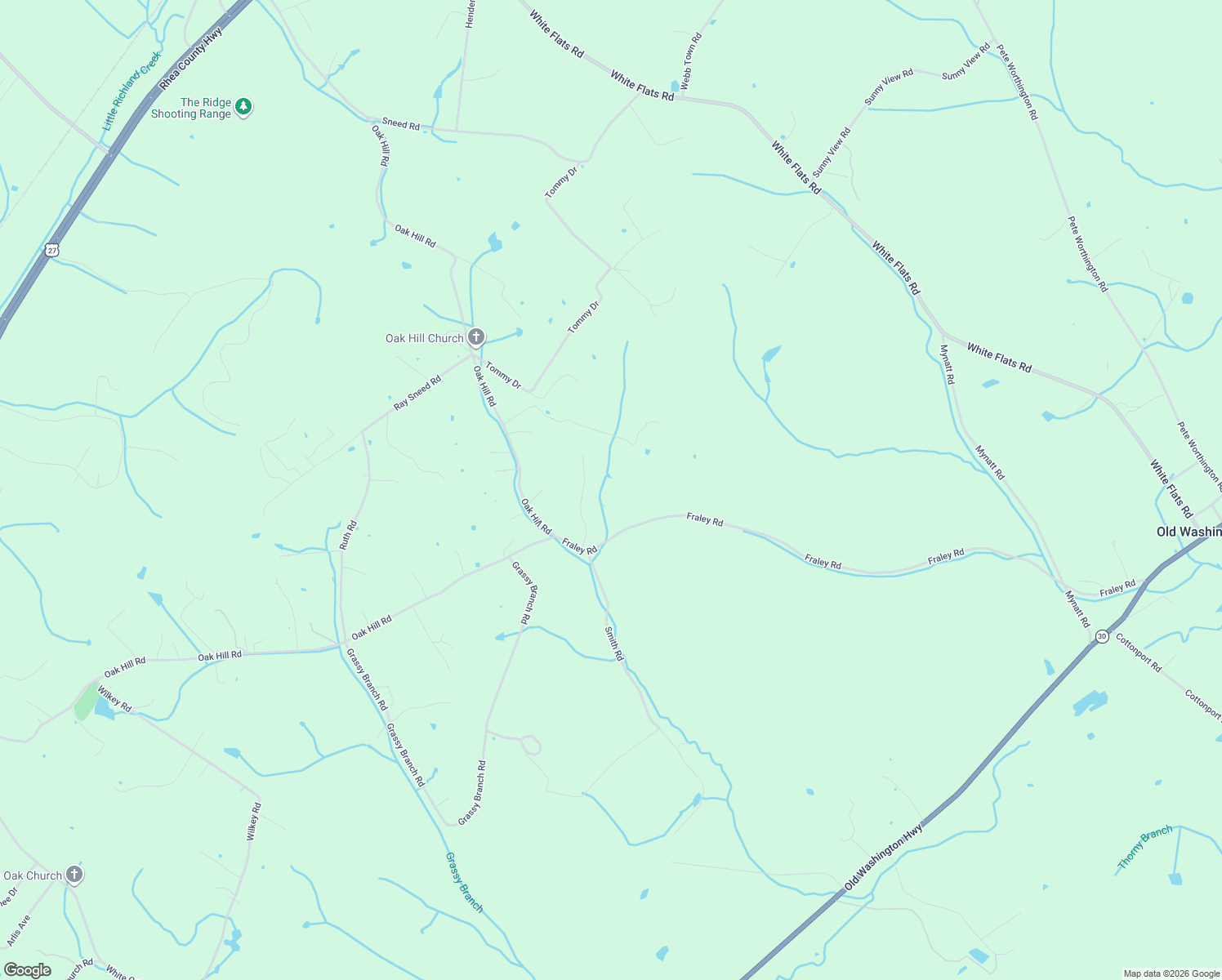 map of restaurants, bars, coffee shops, grocery stores, and more near 276 Oak Hill Estates Road in Dayton