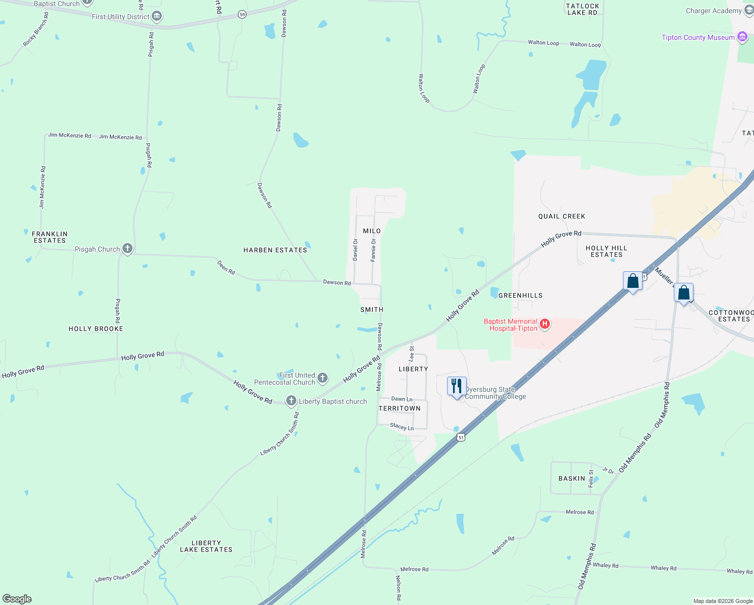 map of restaurants, bars, coffee shops, grocery stores, and more near 1779 Dawson Road in Brighton