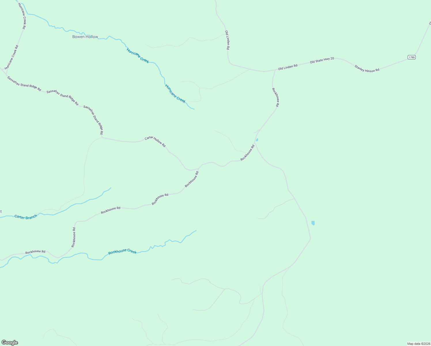 map of restaurants, bars, coffee shops, grocery stores, and more near 8319 Rockhouse Road in Linden