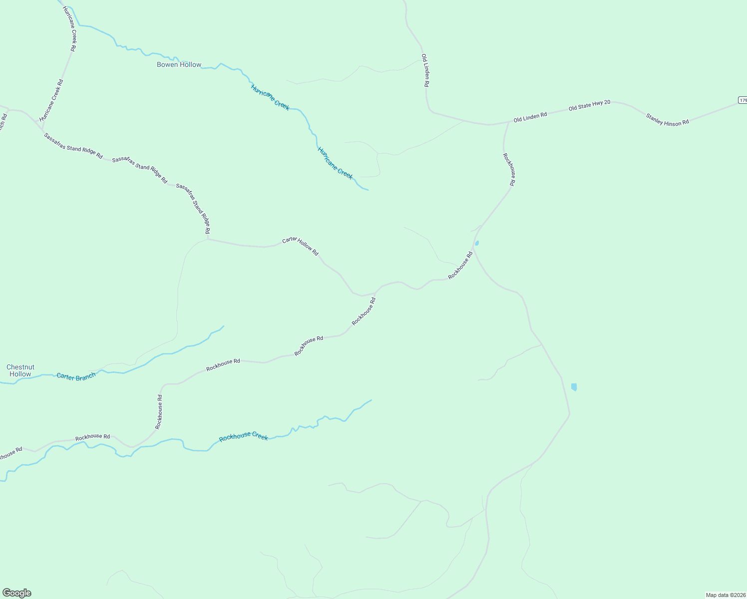 map of restaurants, bars, coffee shops, grocery stores, and more near 8197 Rockhouse Road in Linden