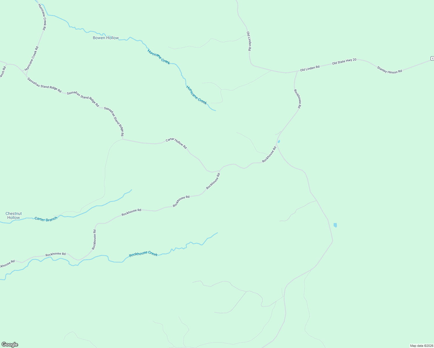 map of restaurants, bars, coffee shops, grocery stores, and more near 8197 Rockhouse Road in Linden