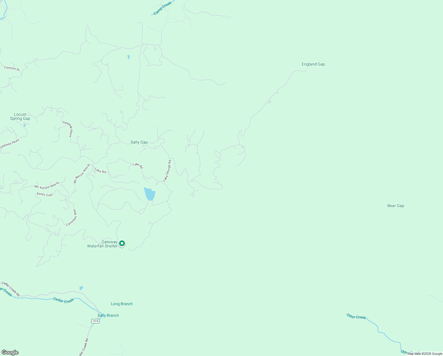 map of restaurants, bars, coffee shops, grocery stores, and more near 1424 Wolf Pen Road in Old Fort