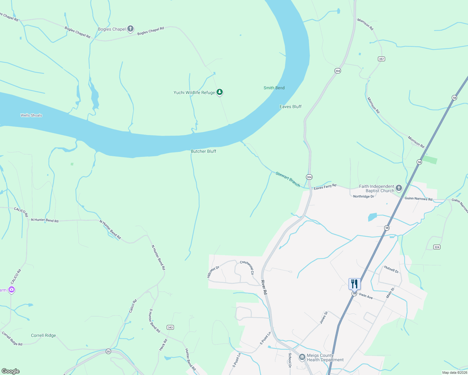 map of restaurants, bars, coffee shops, grocery stores, and more near in Decatur