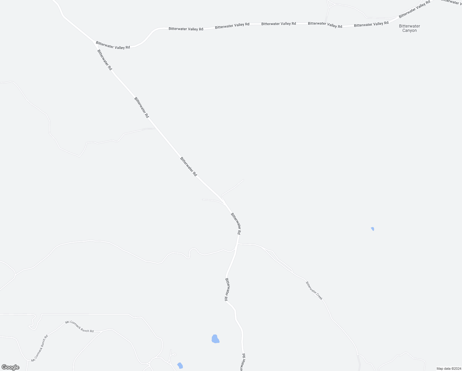 map of restaurants, bars, coffee shops, grocery stores, and more near 8050 Bitterwater Road in Shandon