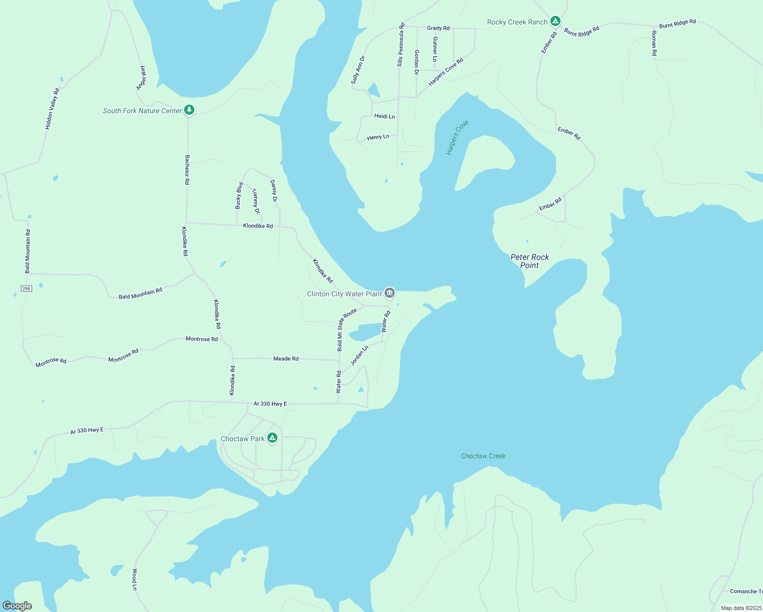map of restaurants, bars, coffee shops, grocery stores, and more near 715 Water Road in Clinton