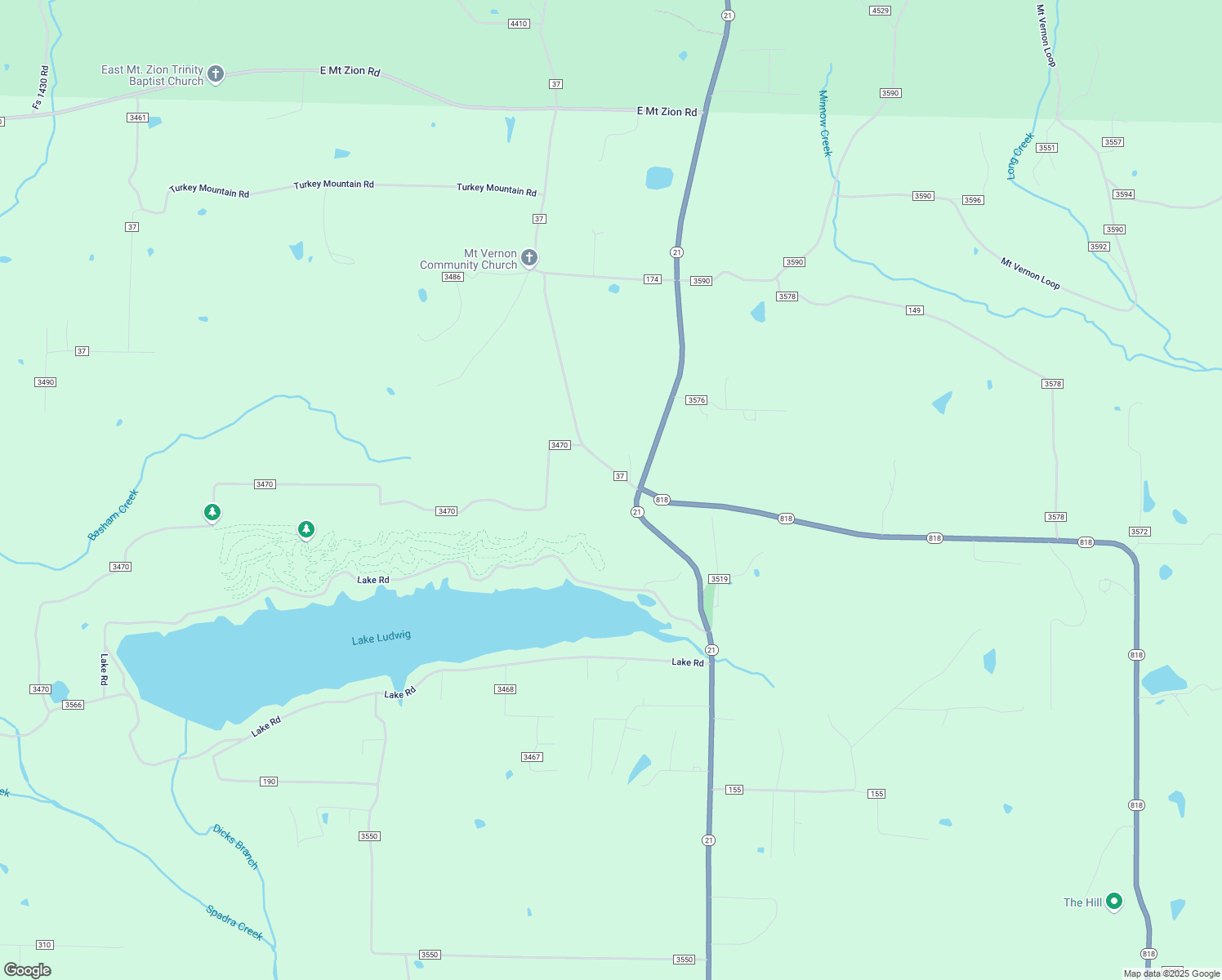 map of restaurants, bars, coffee shops, grocery stores, and more near 138 County Road 3503 in Clarksville