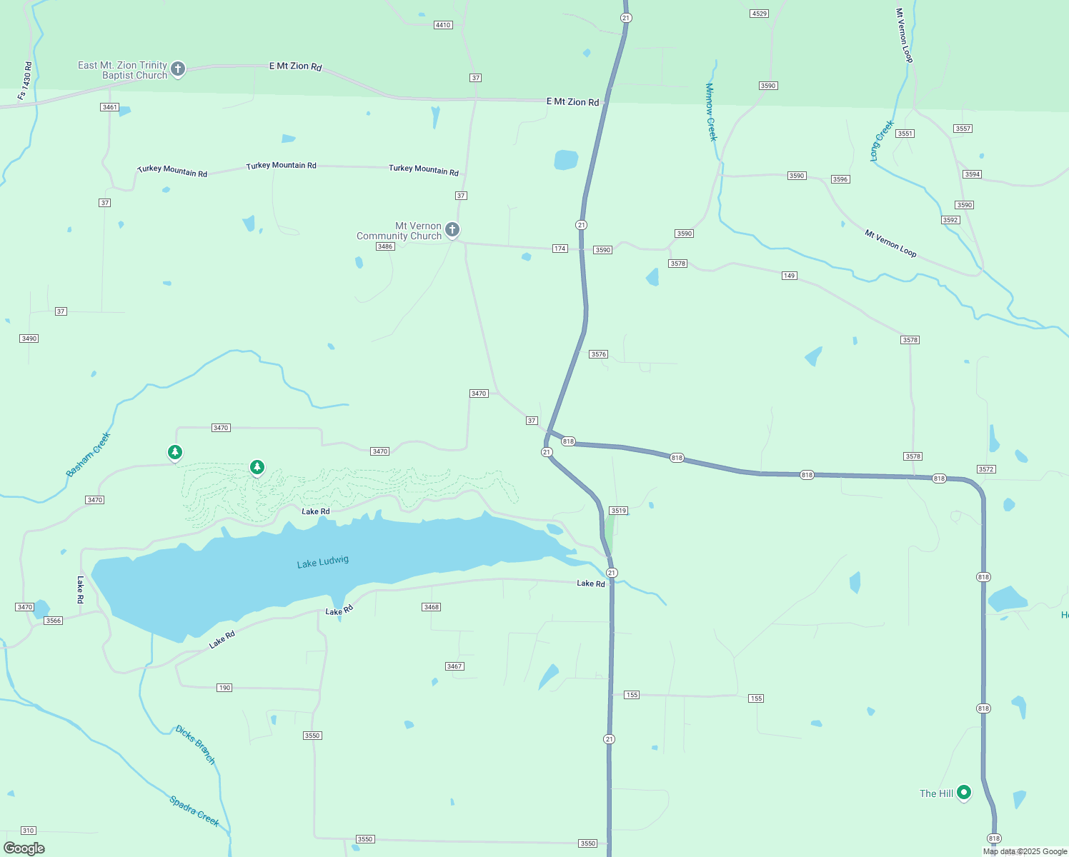 map of restaurants, bars, coffee shops, grocery stores, and more near 138 County Road 3503 in Clarksville
