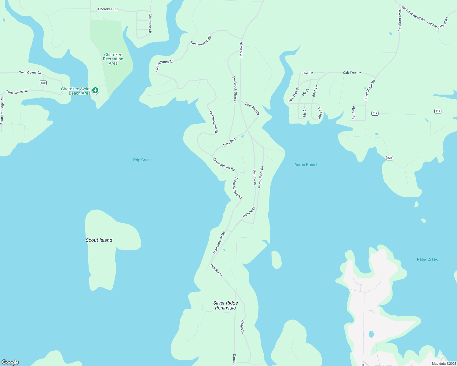 map of restaurants, bars, coffee shops, grocery stores, and more near 2714 Tannenbaum Road in Drasco