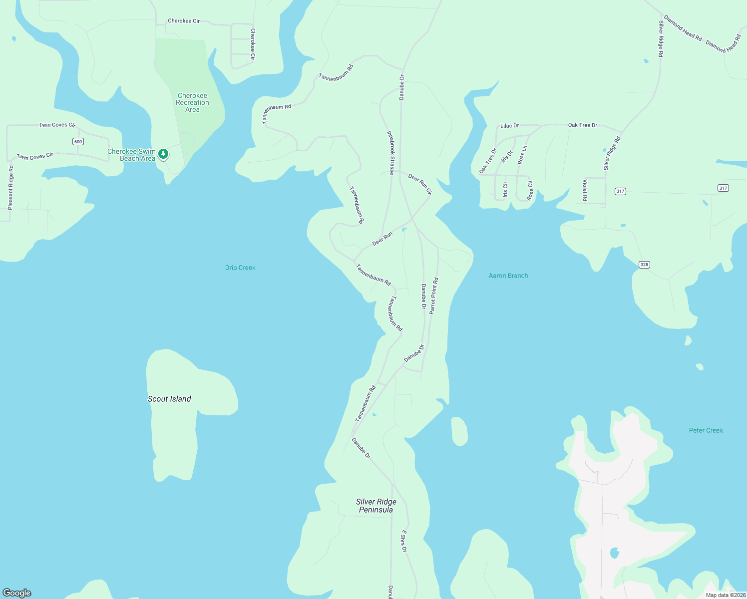 map of restaurants, bars, coffee shops, grocery stores, and more near 2714 Tannenbaum Road in Drasco