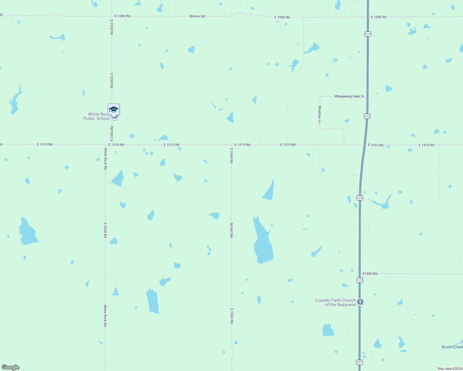 map of restaurants, bars, coffee shops, grocery stores, and more near N3360 Road in Lincoln
