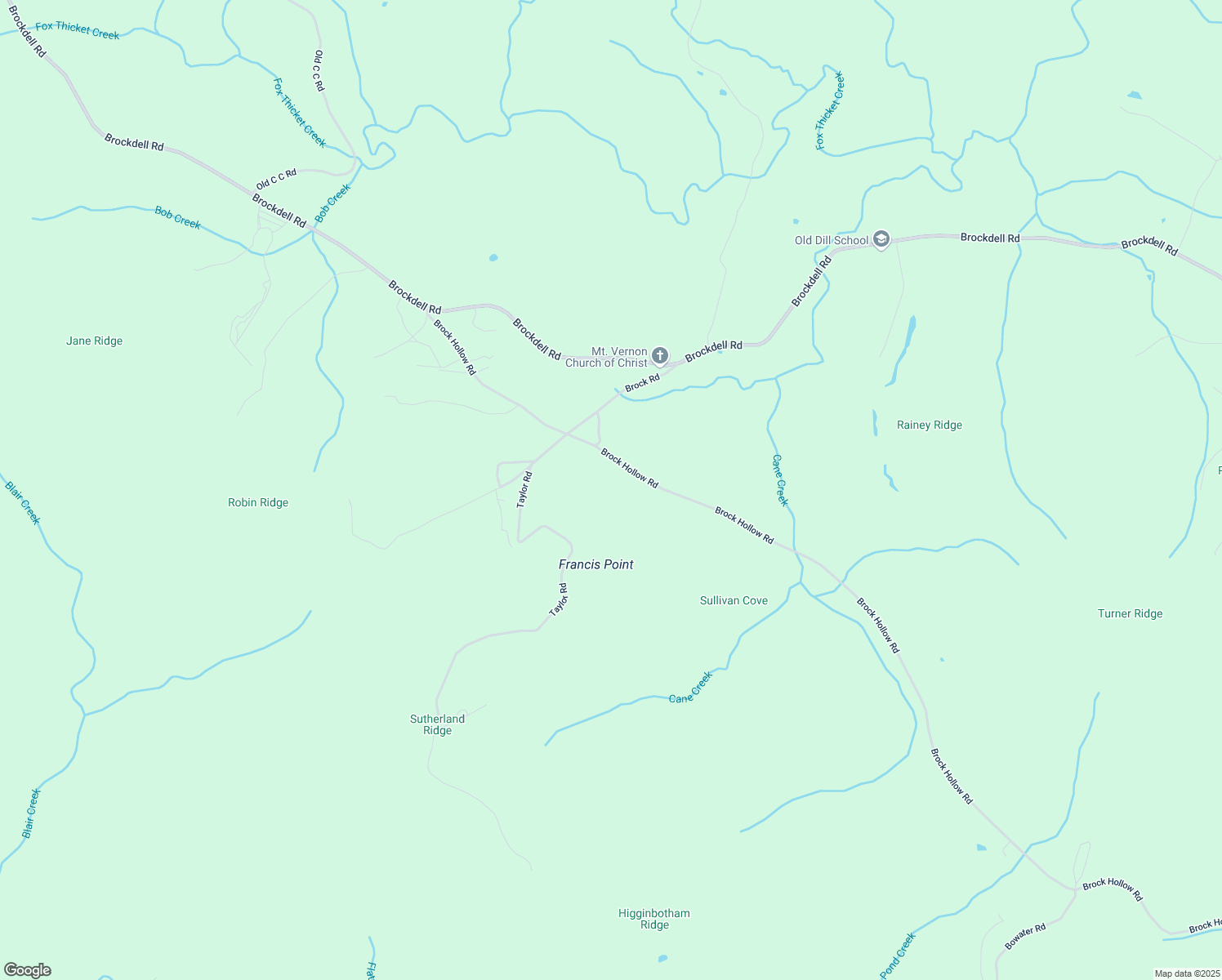 map of restaurants, bars, coffee shops, grocery stores, and more near 816 Brock Hollow Road in Pikeville