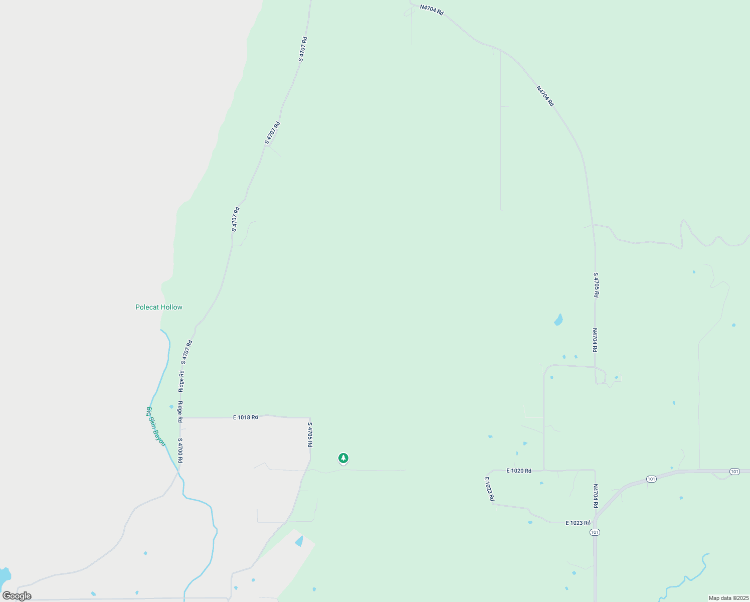 map of restaurants, bars, coffee shops, grocery stores, and more near 466986 East 1055 Road in Sallisaw