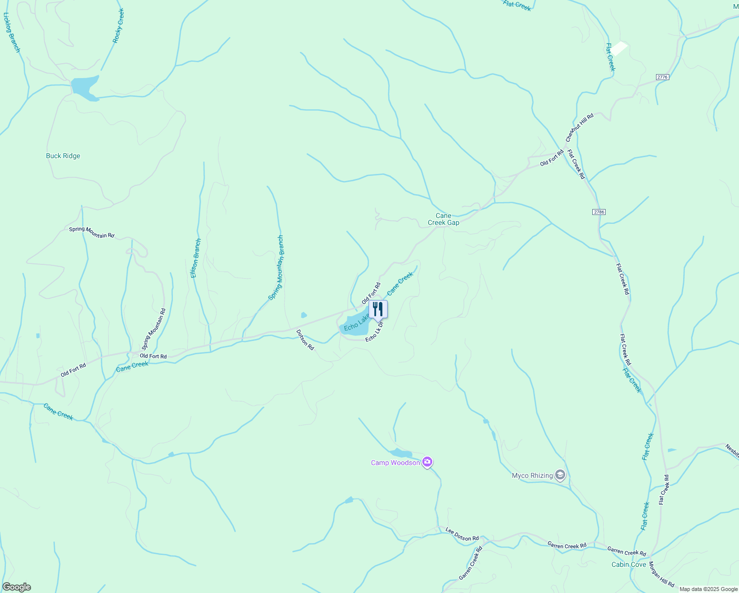 map of restaurants, bars, coffee shops, grocery stores, and more near 75 Echo Lake Drive in Fairview