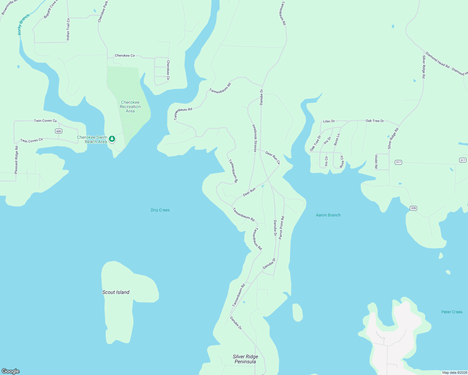map of restaurants, bars, coffee shops, grocery stores, and more near 2390 Tannenbaum Road in Drasco