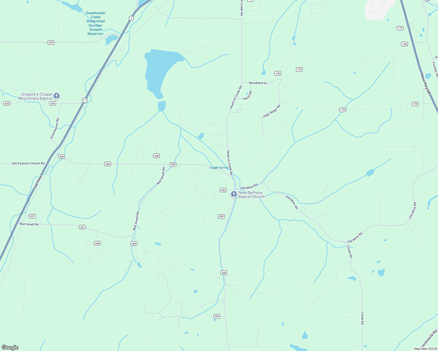 map of restaurants, bars, coffee shops, grocery stores, and more near 705 Head of Creek Road in Sweetwater