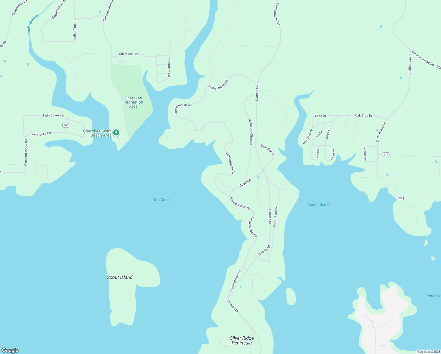 map of restaurants, bars, coffee shops, grocery stores, and more near 2409 Tannenbaum Road in Drasco