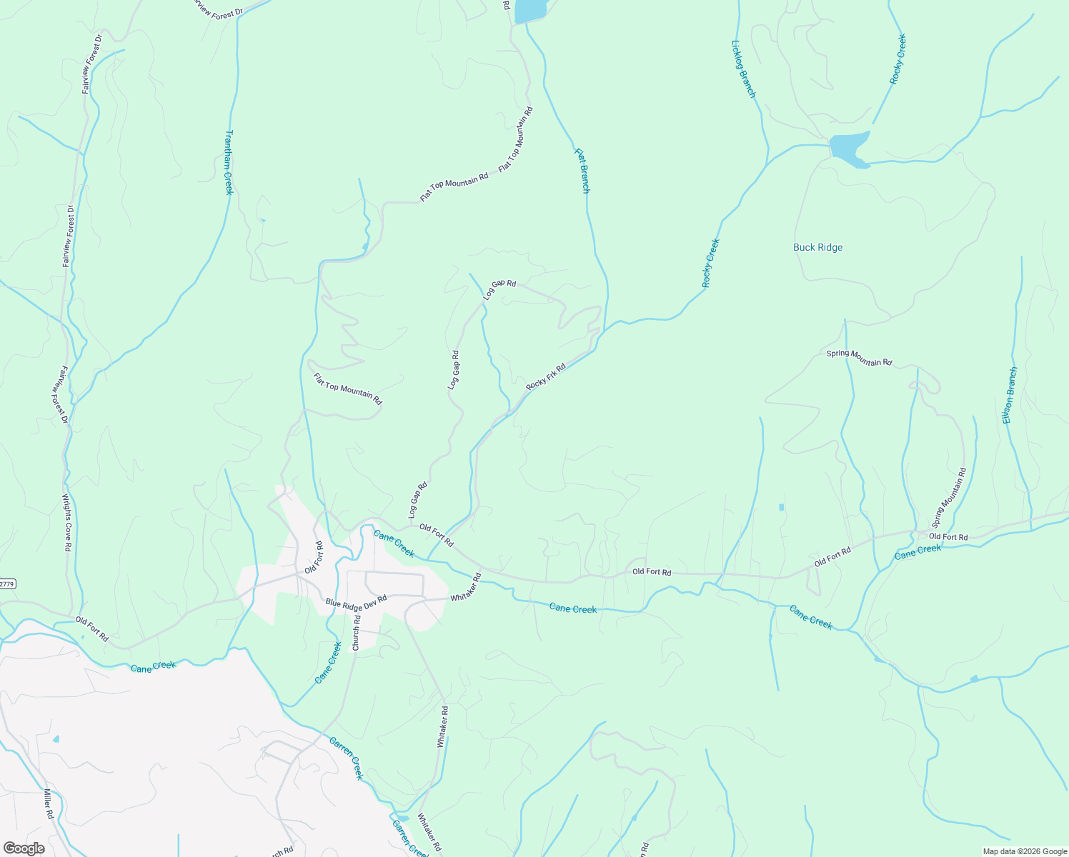 map of restaurants, bars, coffee shops, grocery stores, and more near 80 Buck Ridge Road in Fairview