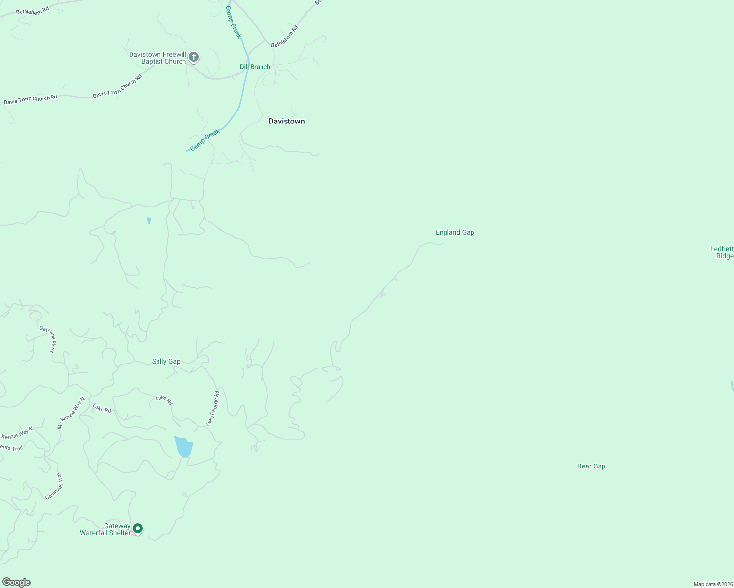 map of restaurants, bars, coffee shops, grocery stores, and more near Wolf Pen Cliffs Road in Marion