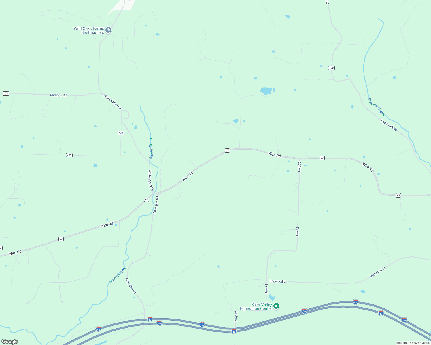 map of restaurants, bars, coffee shops, grocery stores, and more near in Cravens