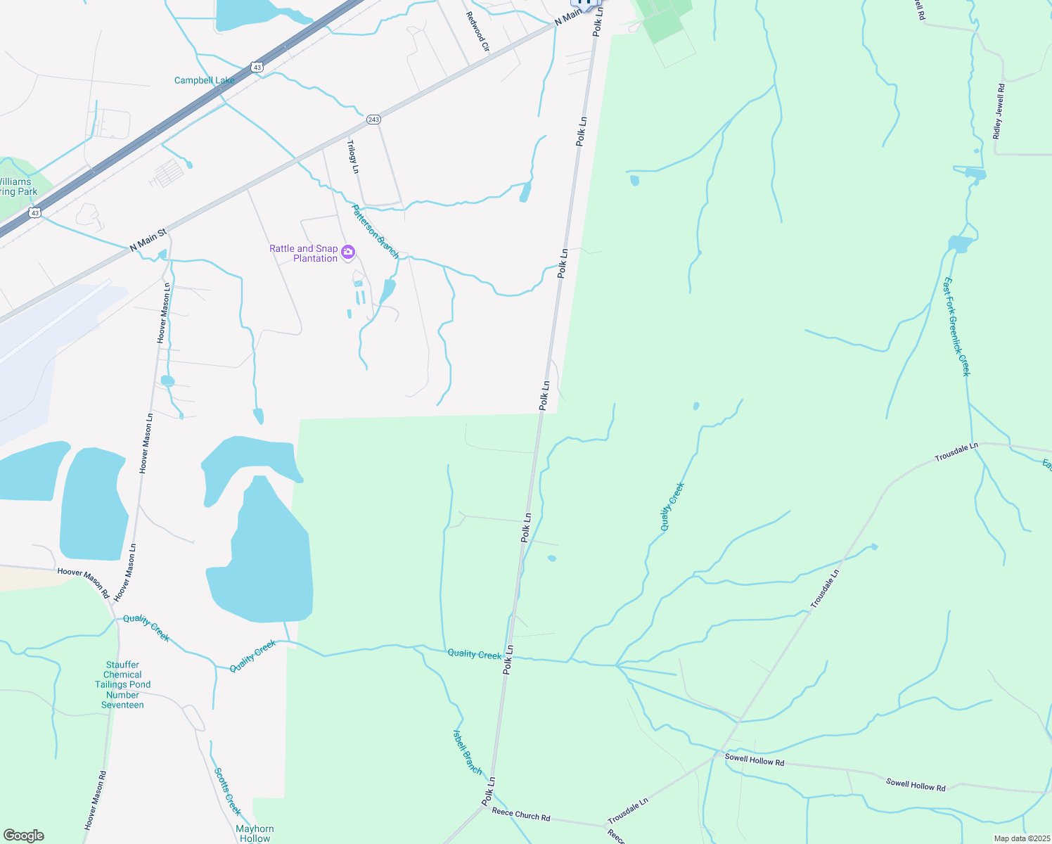 map of restaurants, bars, coffee shops, grocery stores, and more near 6778 Polk Lane in Columbia