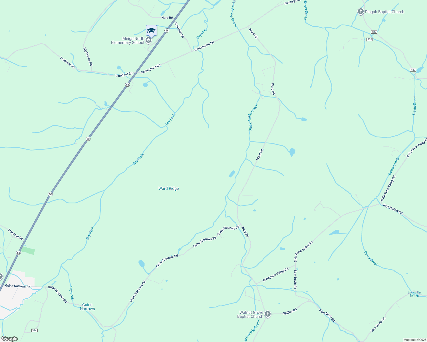 map of restaurants, bars, coffee shops, grocery stores, and more near 813 Ward Road in Decatur