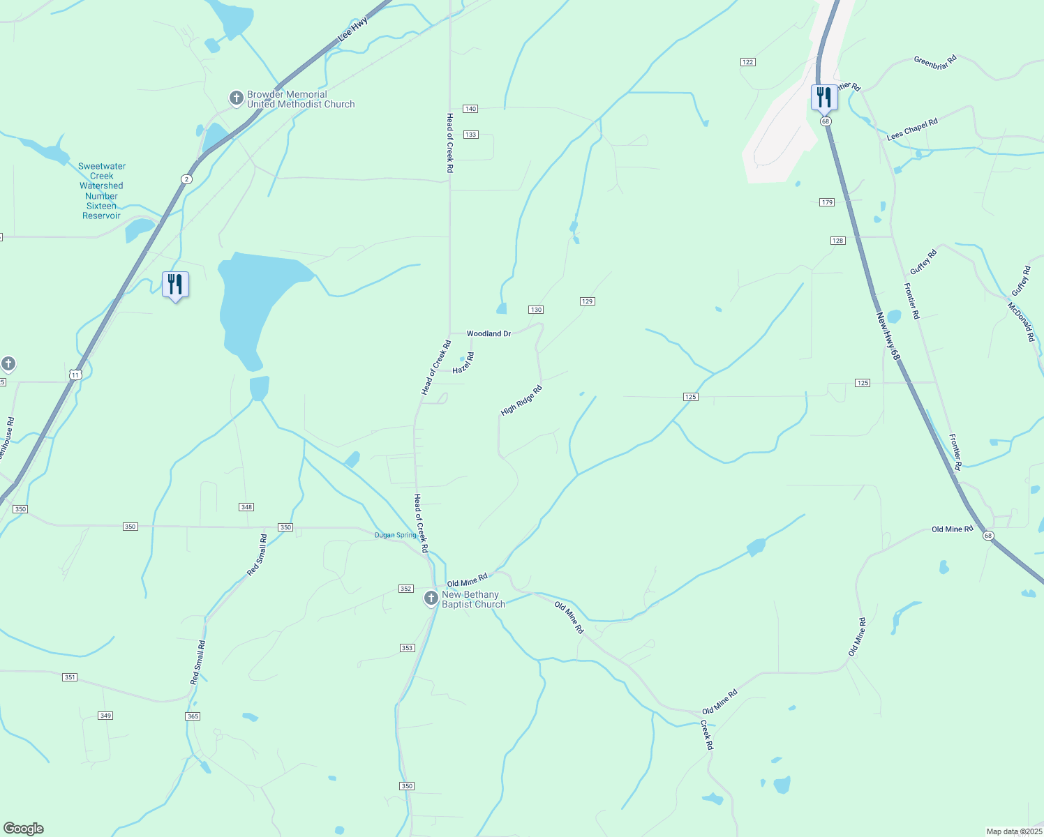 map of restaurants, bars, coffee shops, grocery stores, and more near 231 High Ridge Road in Sweetwater