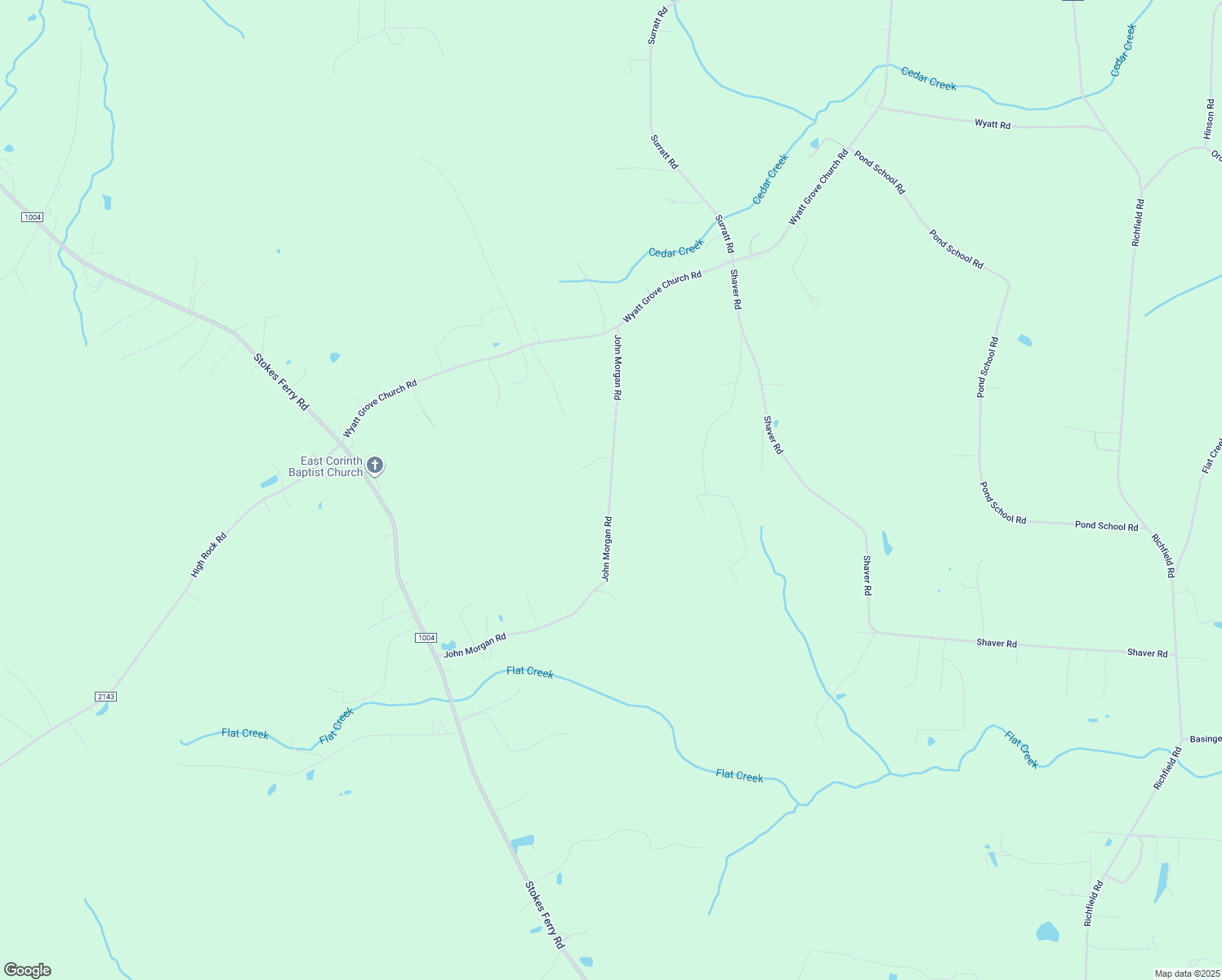 map of restaurants, bars, coffee shops, grocery stores, and more near John Morgan Road in Gold Hill