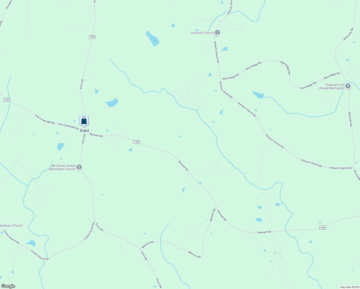 map of restaurants, bars, coffee shops, grocery stores, and more near 5651 Bennett Road in Seagrove
