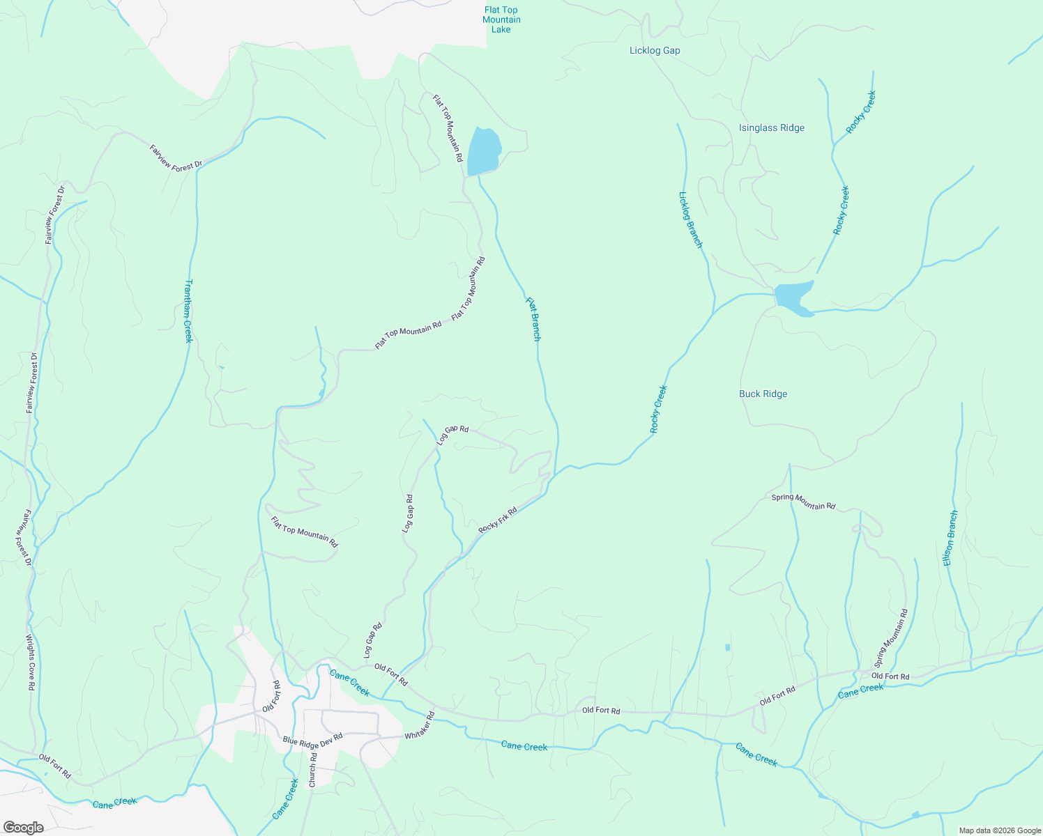 map of restaurants, bars, coffee shops, grocery stores, and more near 310 Log Gap Road in Fairview