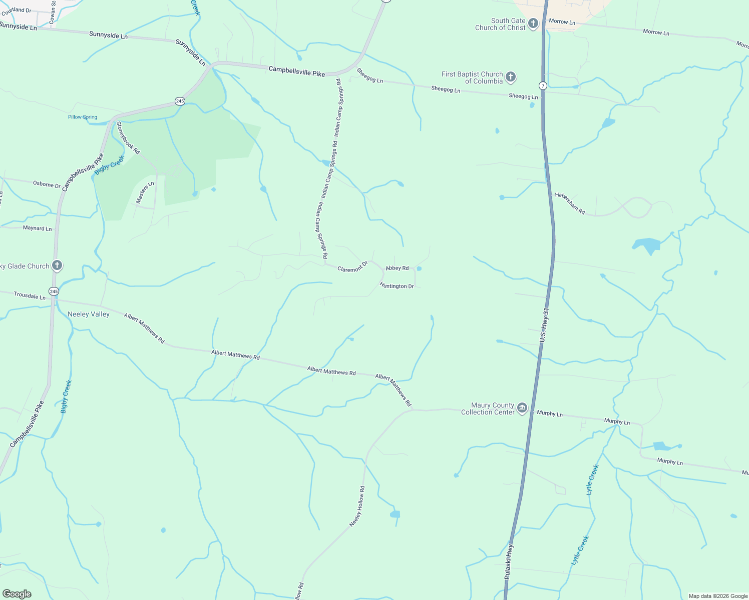 map of restaurants, bars, coffee shops, grocery stores, and more near 1025 Claremont Drive in Columbia