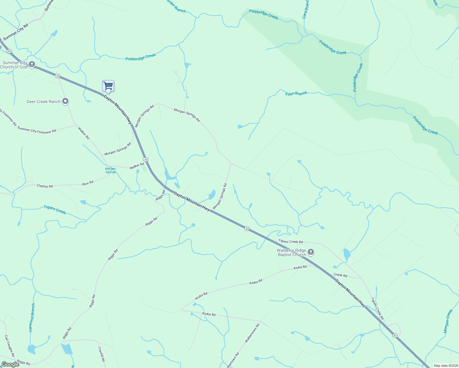 map of restaurants, bars, coffee shops, grocery stores, and more near 336 Morgan Springs Rd in Dayton