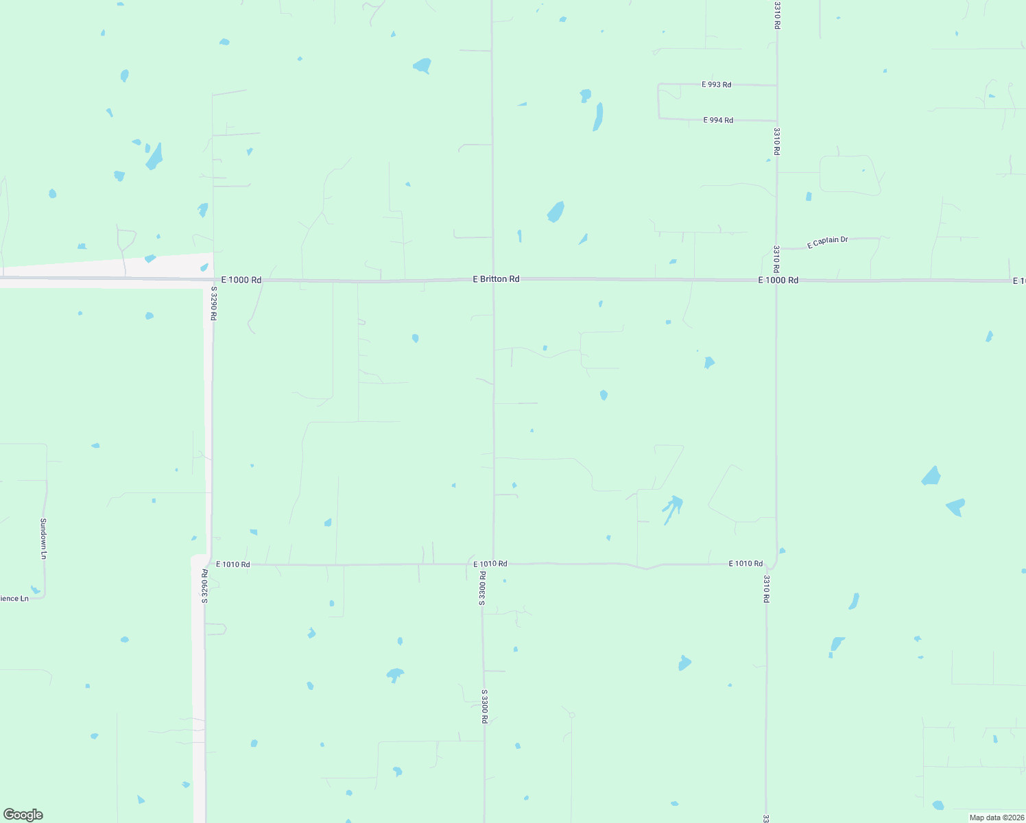 map of restaurants, bars, coffee shops, grocery stores, and more near 100436 South 3300 Road in Harrah