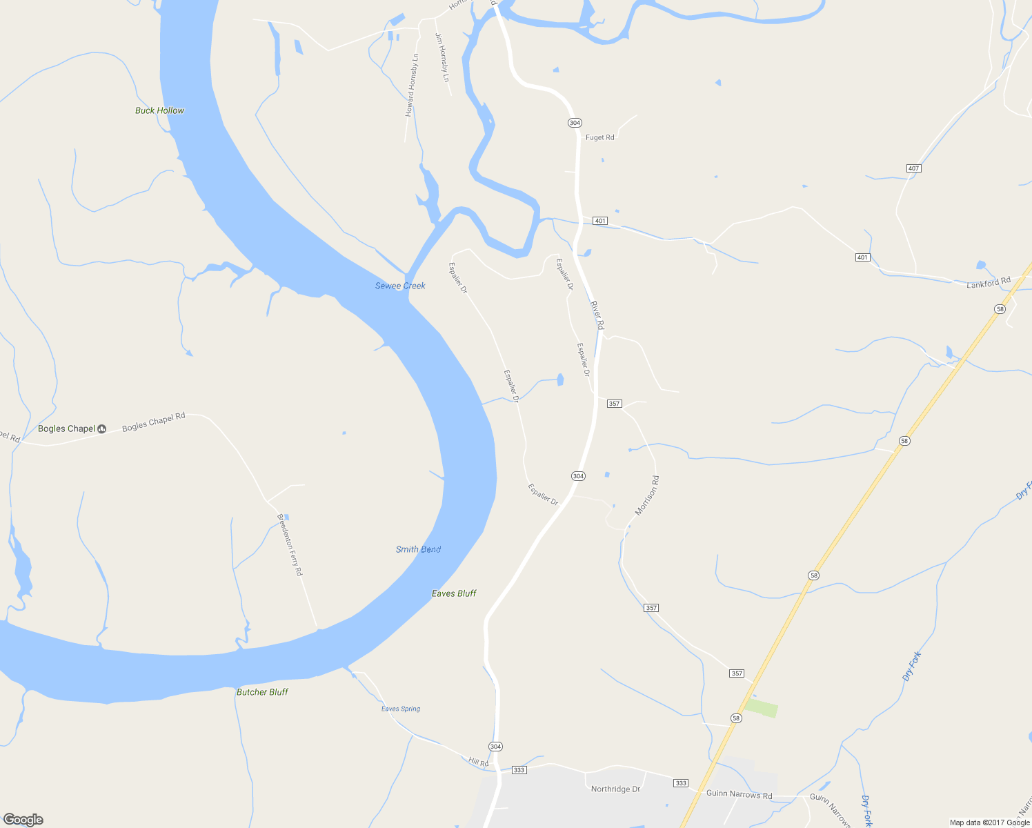 map of restaurants, bars, coffee shops, grocery stores, and more near 2032 Espalier Drive in Decatur