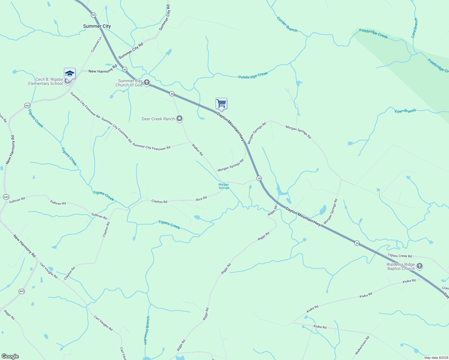 map of restaurants, bars, coffee shops, grocery stores, and more near 1881 Morgan Springs Road in Dayton